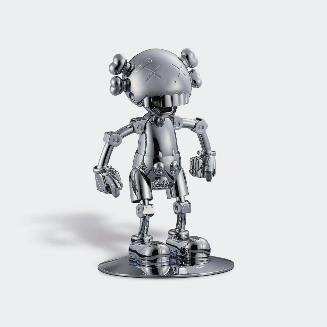 

Фигурка Kaws x Hajime Sorayama No Future Companion, серебристый хром