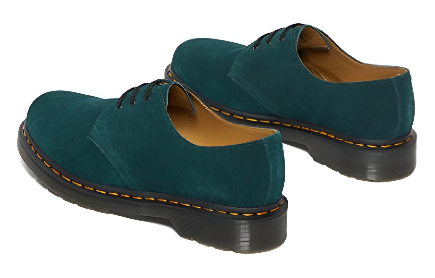 Полуботинки Dr.Martens 1461 Suede Oxford Shoes 'Dark Green' — фото 3