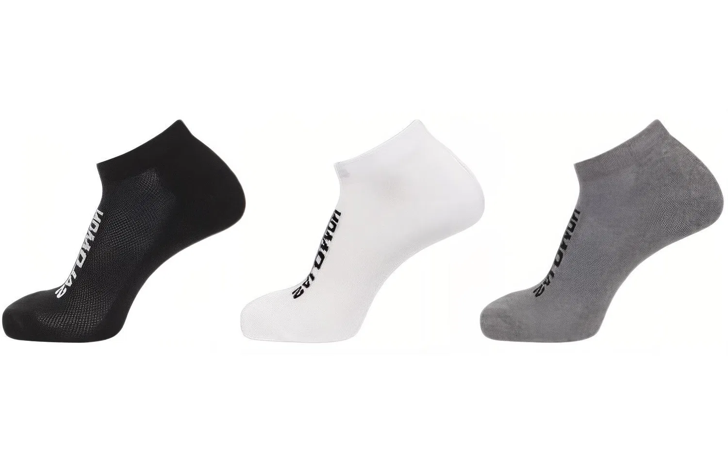Детские носки SALOMON, комплект из 3 пар, Black/White/Grey