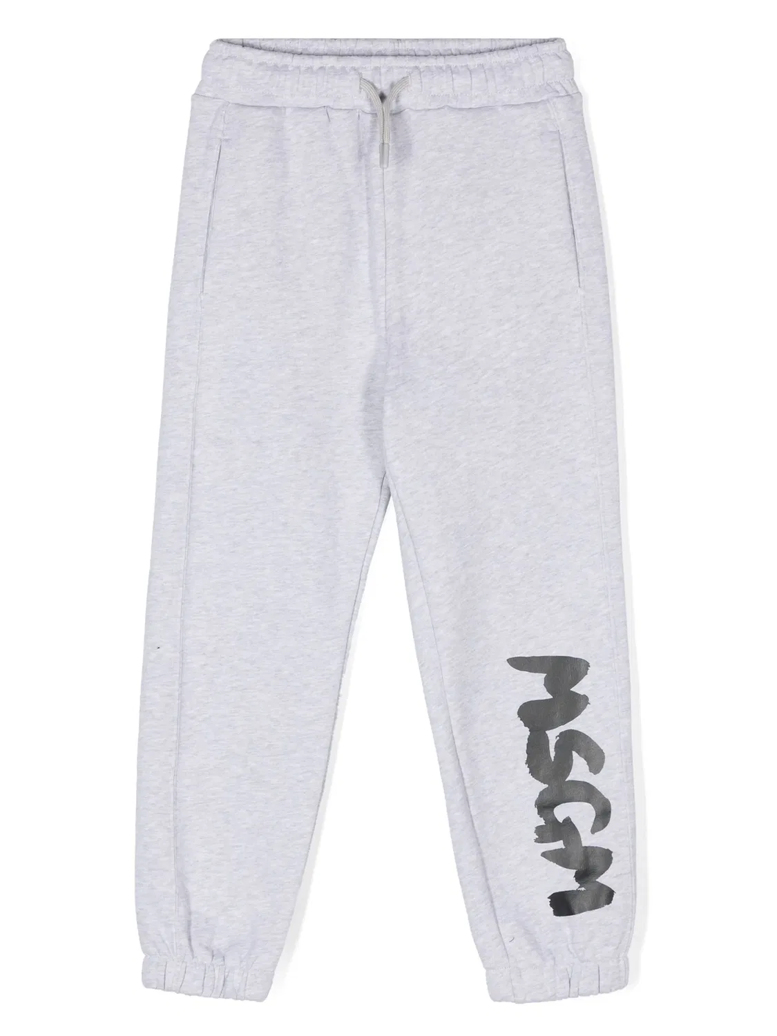 Брюки-треккинги с логотипом MSGM, серый