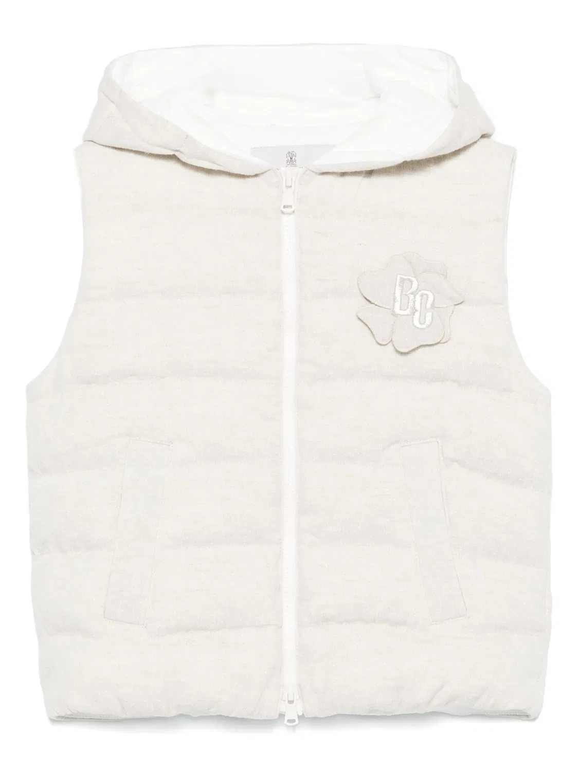 Brunello Cucinelli Жилет для девочек Нейтральные