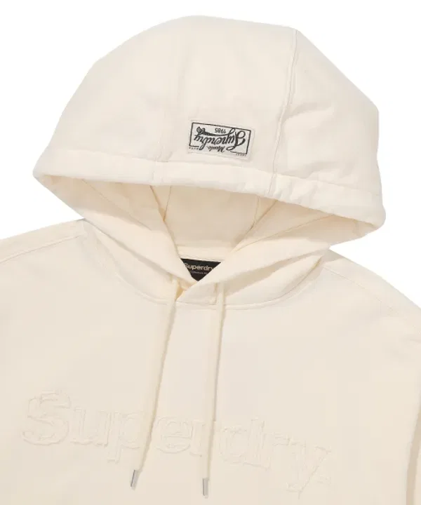 Худи винтажное, стирка, Superdry, кремовый — фото 4