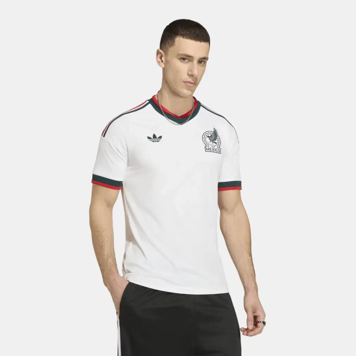 Мужская футболка с принтом adidas Originals, Blanco