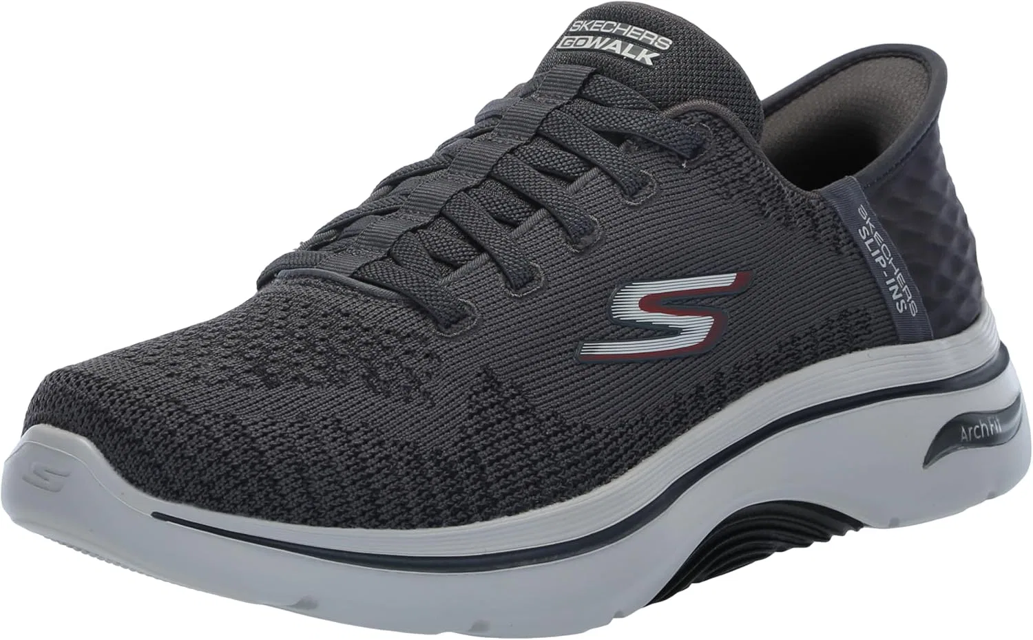 Мужские кроссовки Skechers Go Walk Arch Fit 2.0 - GrandSneaker, Charcoal Red