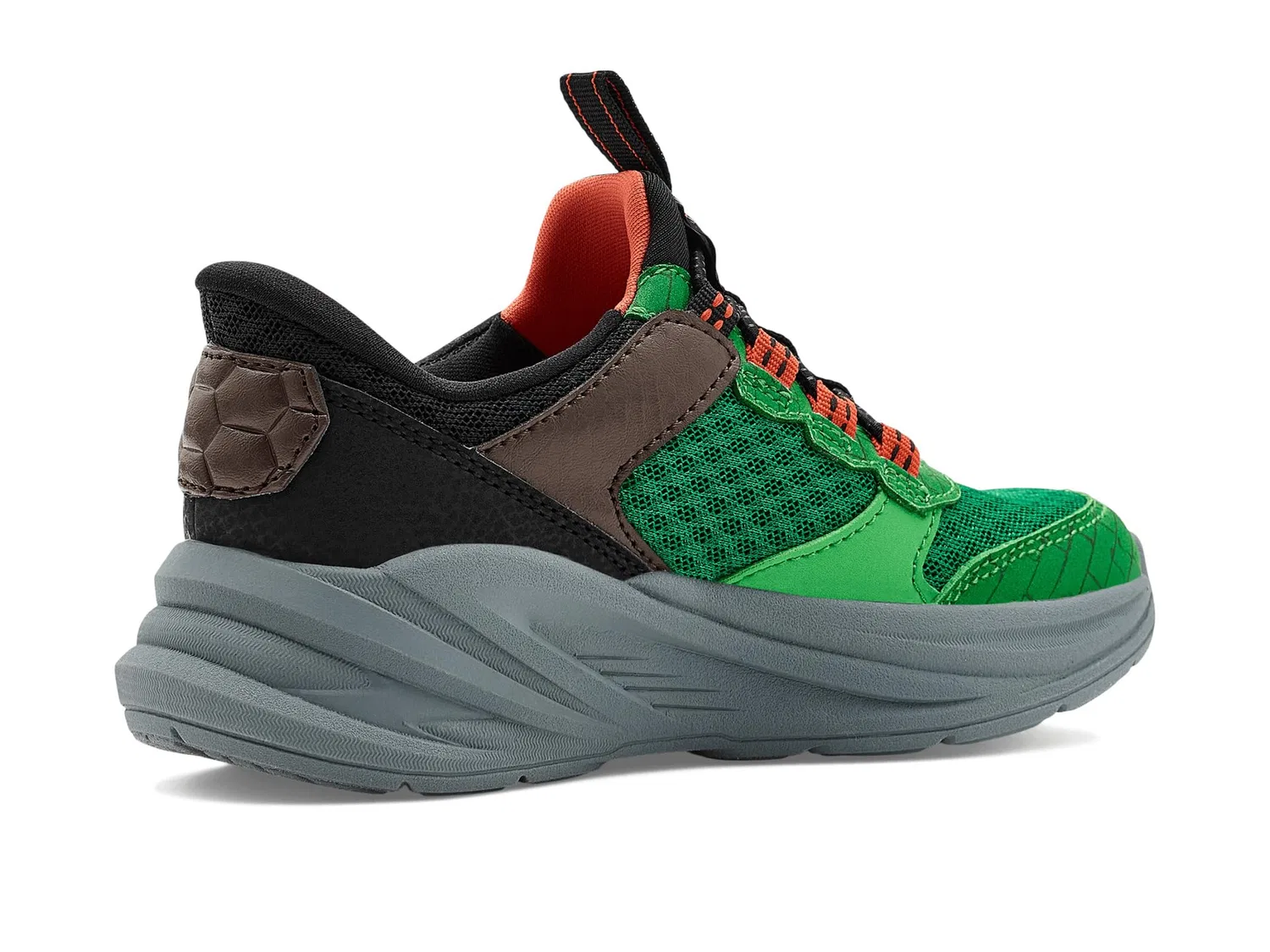 Кроссовки Hands Free Slip-Ins-Hyper-Quest-Where's My 404212L (для маленьких и больших детей) Skechers Kids, Green/Multi — фото 4