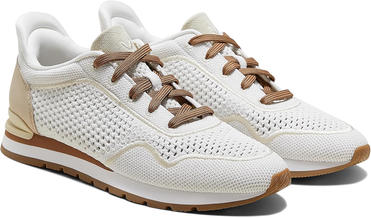 

Кроссовки VIVAIA Allday унисекс с сетчатым верхом, удобные для ходьбы и повседневной носки, белый/слоновая кость/бежевый