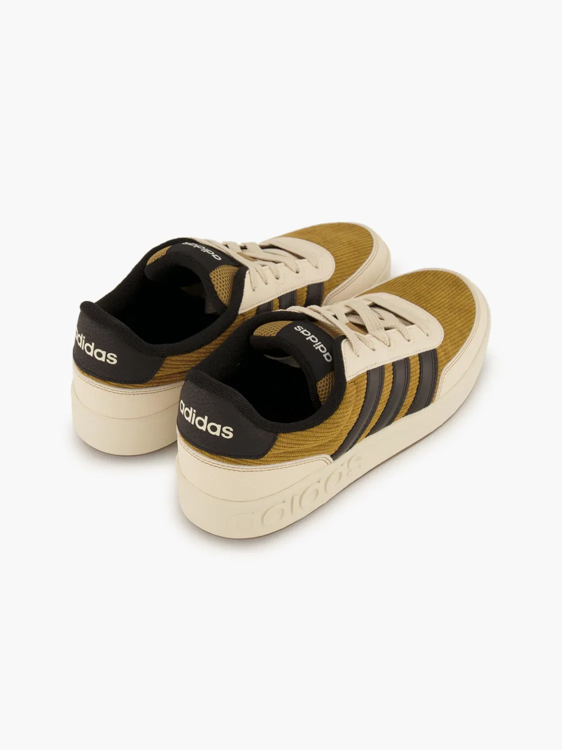 Детские кроссовки шнурованные Adidas Breakbase J, коричневый — фото 4