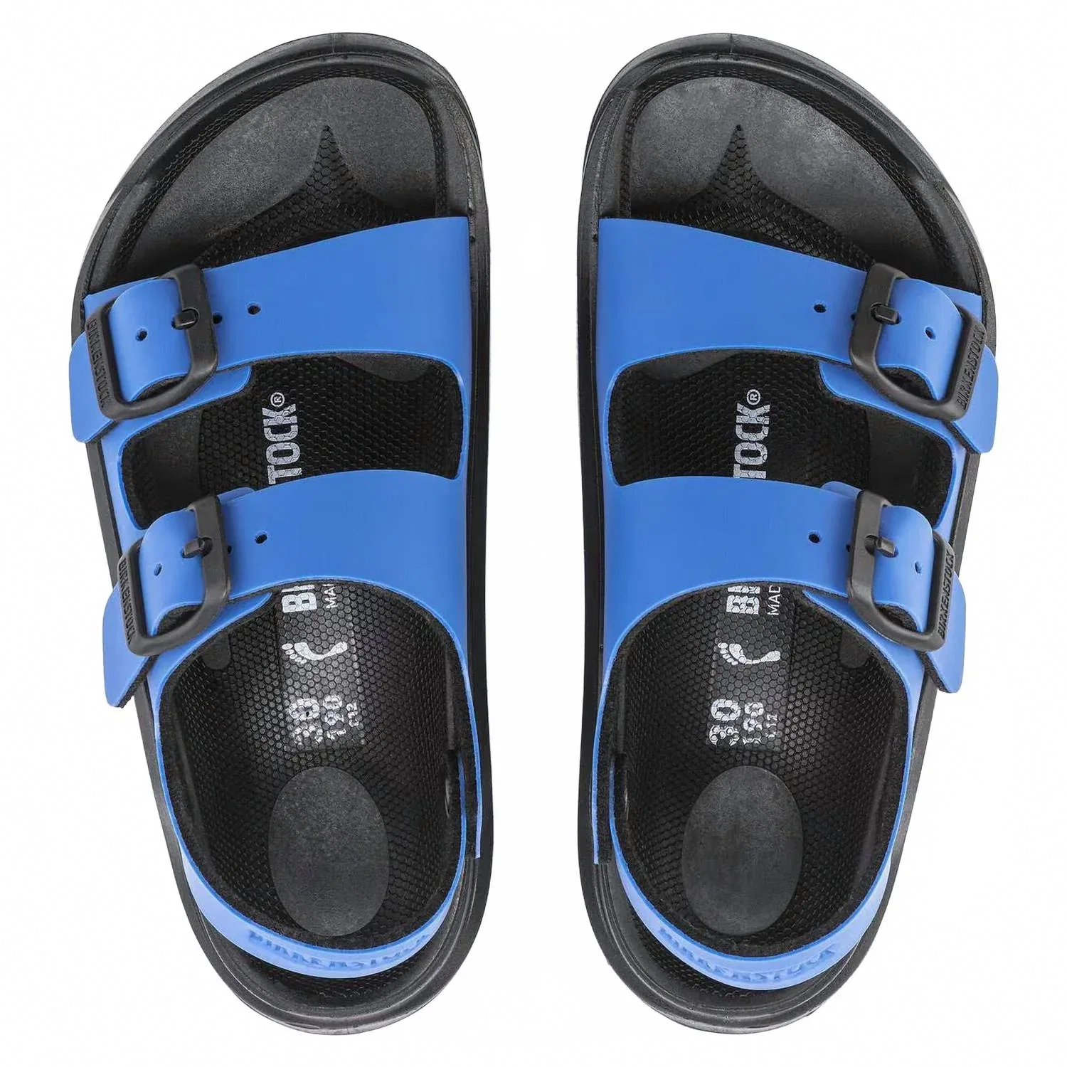 Детские сандалии с анатомической стелькой Mogami Birkenstock, Ultrablue Black — фото 3