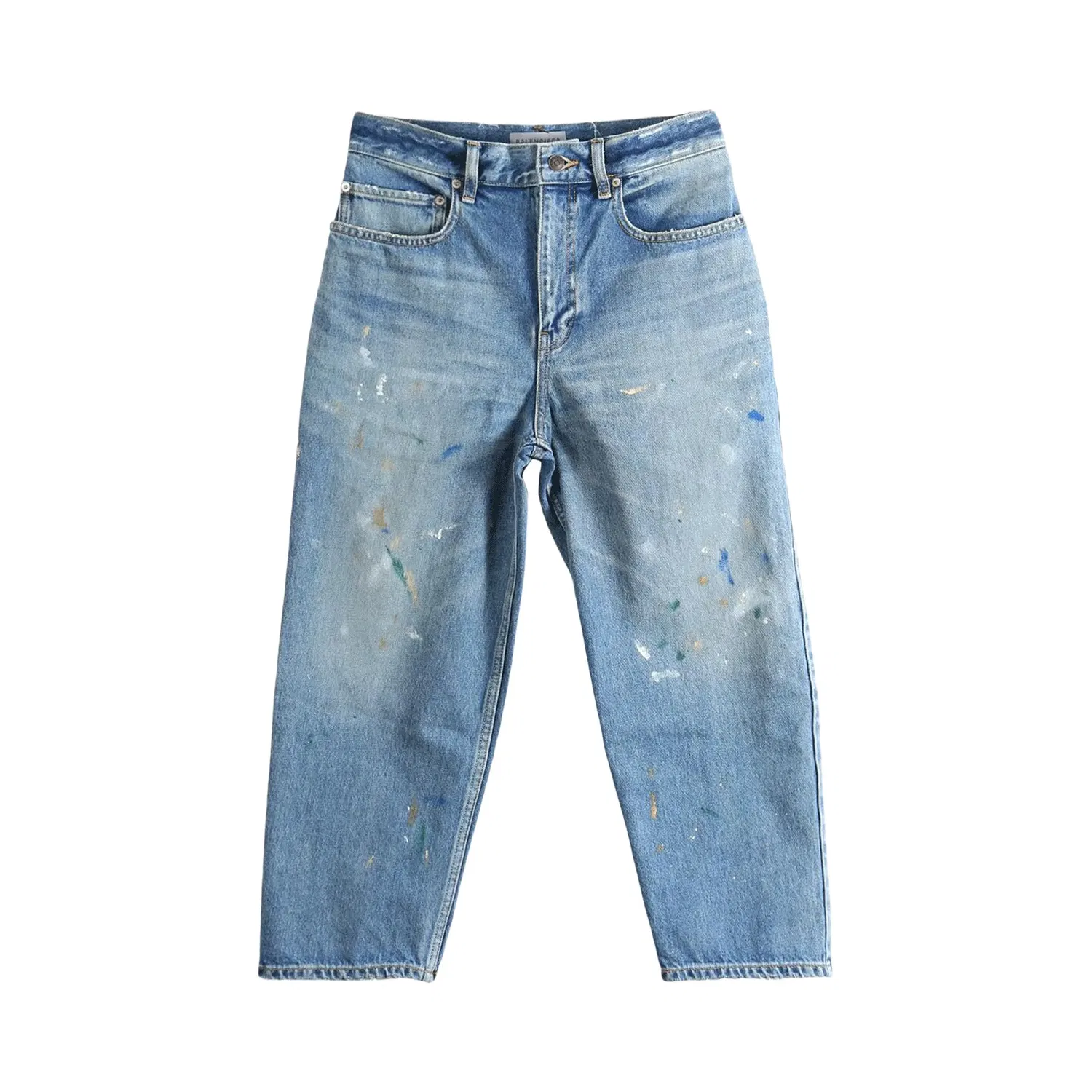 Брюки Balenciaga Jackie Capri, синий
