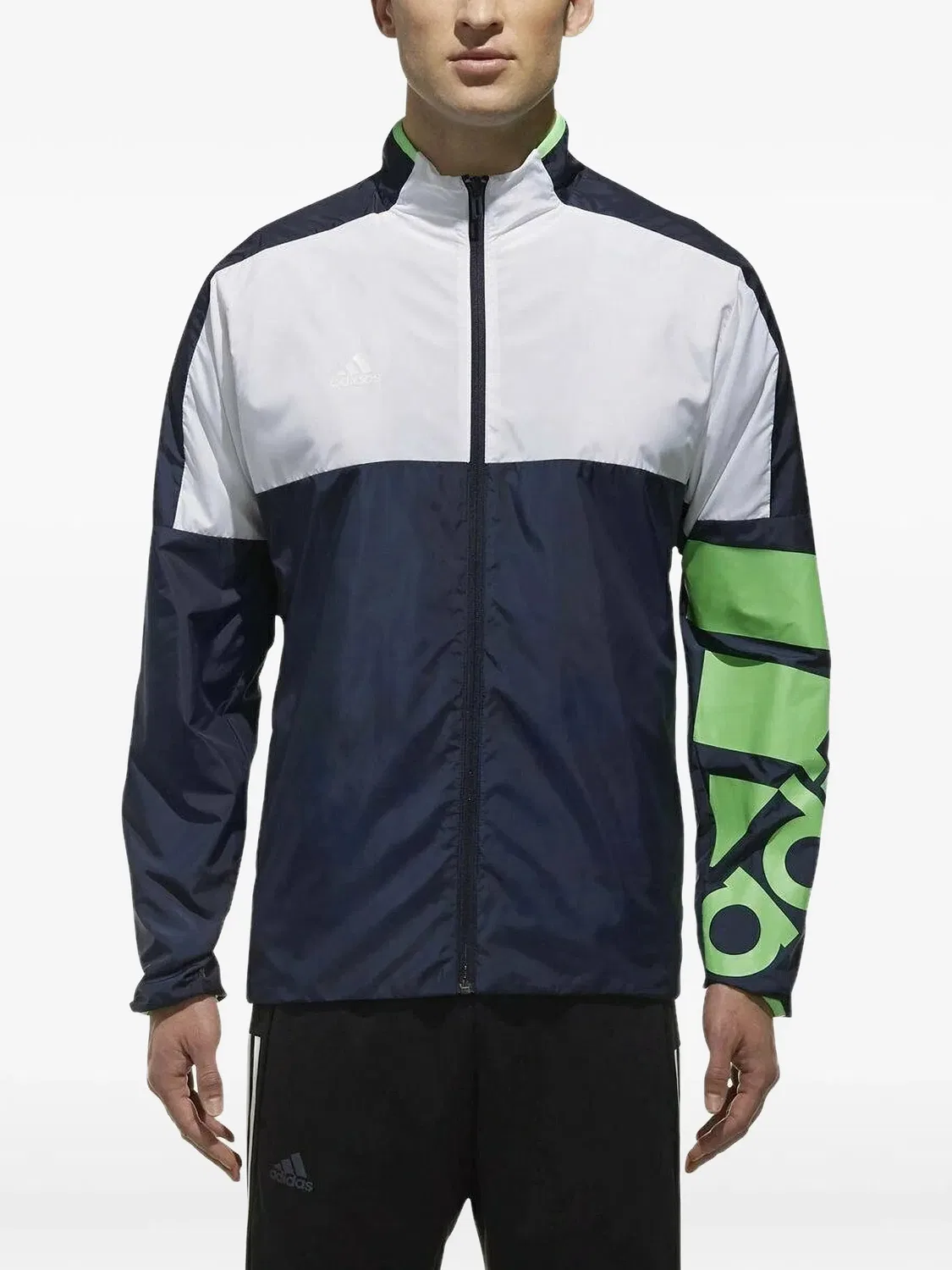 Куртка в стиле колор-блок Adidas, синий