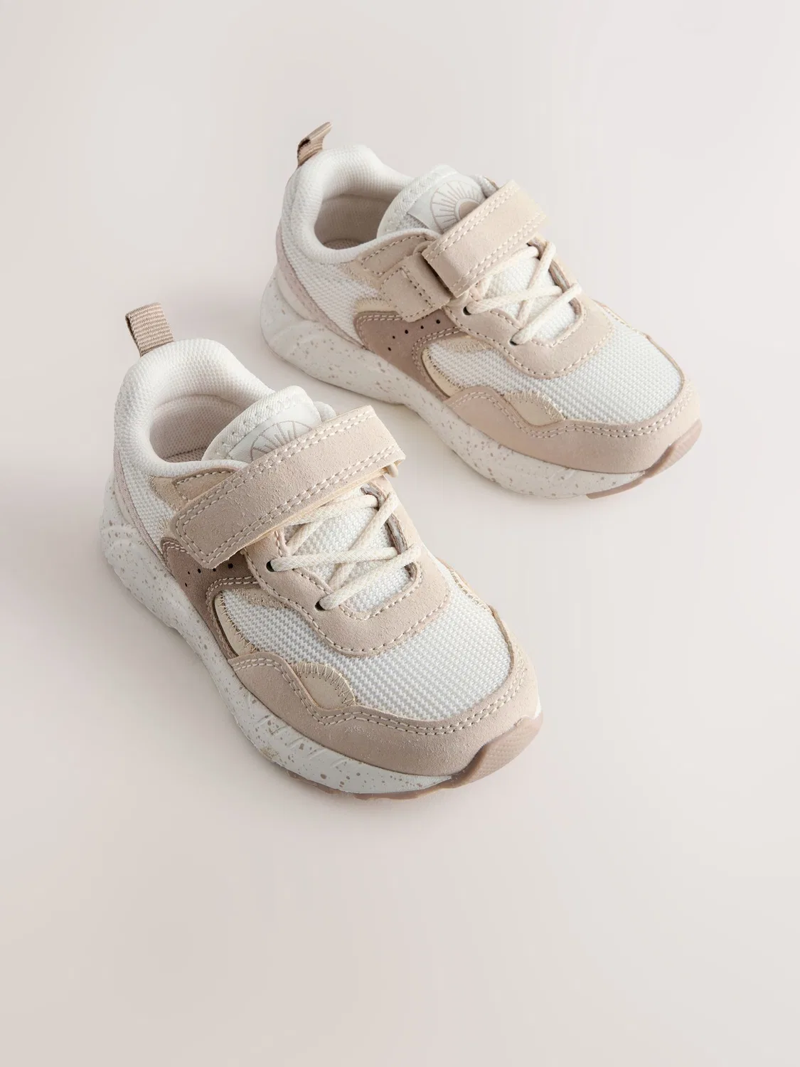 Кроссовки повседневные, Neutral, Elastic Lace Touch Fasten Trainers Next, нейтральный