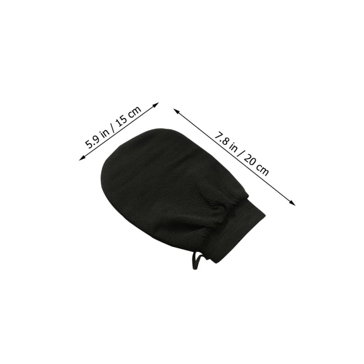Набор эксфолирующих перчаток FRCOLOR, 9 шт, 20x15x27 см, Black — фото 2
