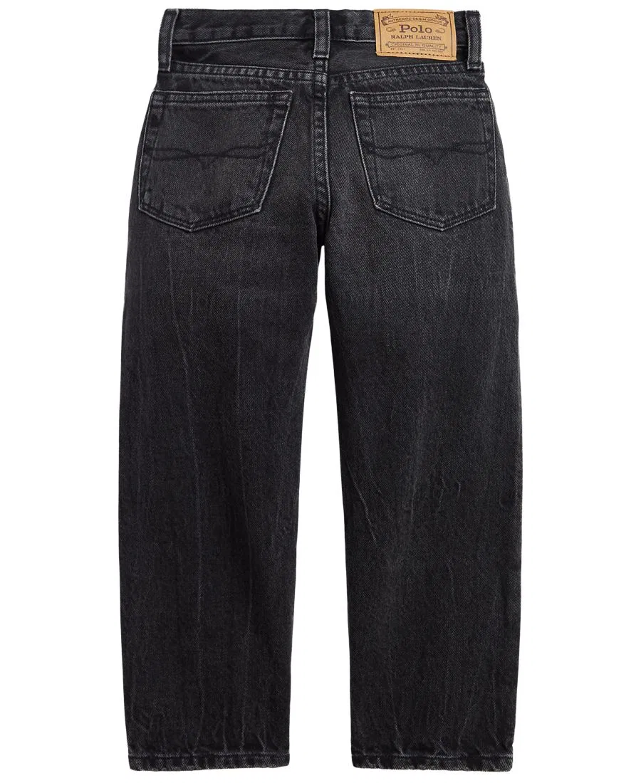 Детские джинсы свободного кроя Lynwood Relaxed Fit Polo Ralph Lauren, Pierson Black — фото 4
