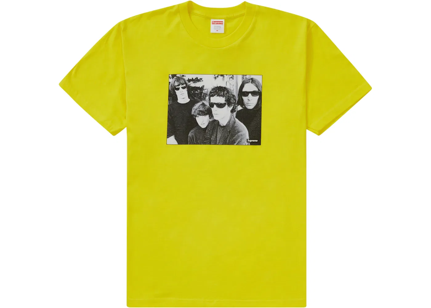 Мужская футболка с принтом The Velvet Underground Supreme, желтый