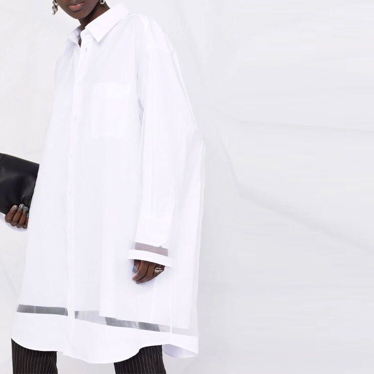

Платье с длинными рукавами женское белое Maison Margiela