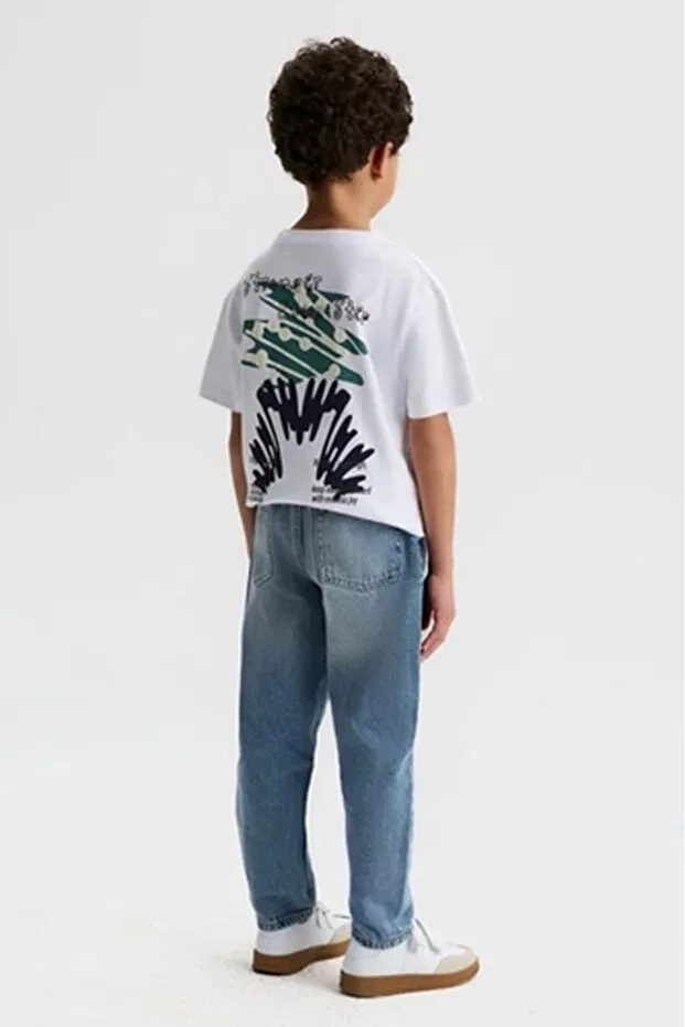 Детские брюки для девочек джинсовые Nk Kids, Blue