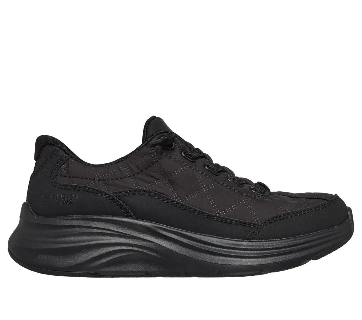 Детские слипоны Contour Foam - Cozy Fit Skechers, черный