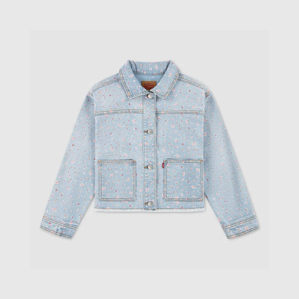 Модная куртка-тракер для девочек 2-4 лет Levi's, Be Cool - Light Wash
