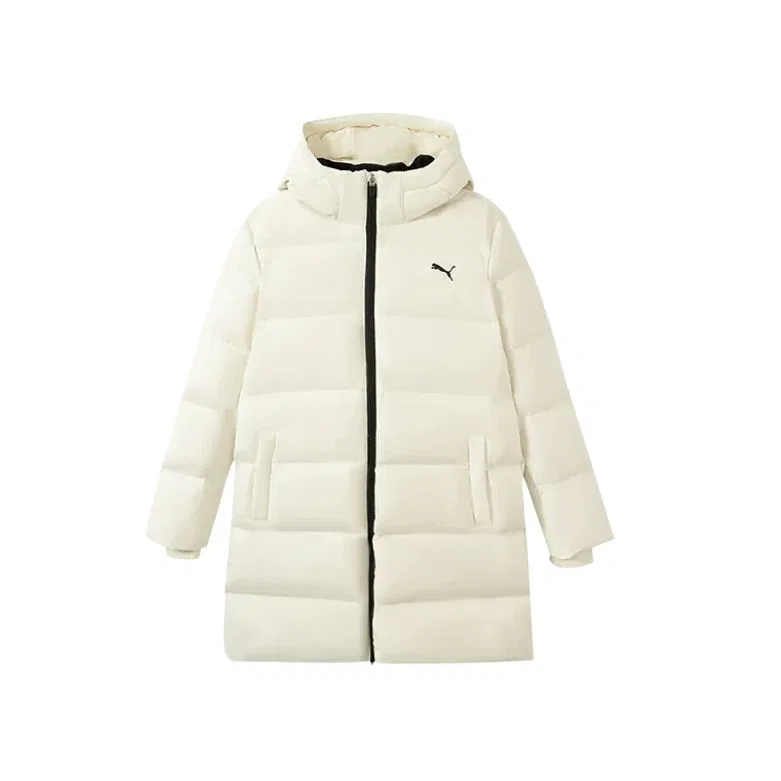 Детская куртка-пуховик с капюшоном PUMA, Ivory White 10422