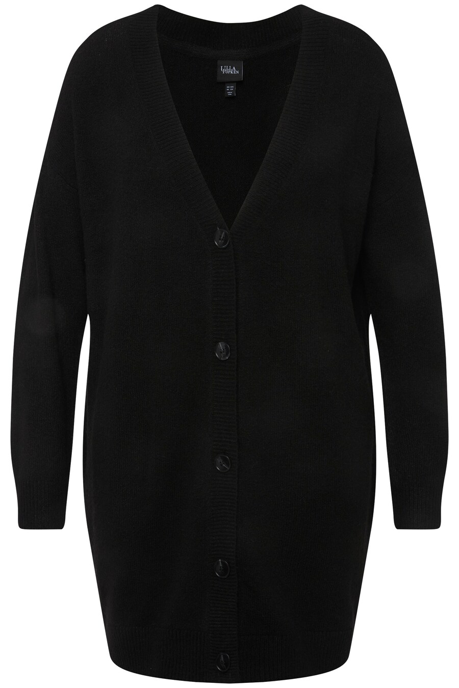 

Вязаный кардиган Ulla Popken Knit Cardigan, черный