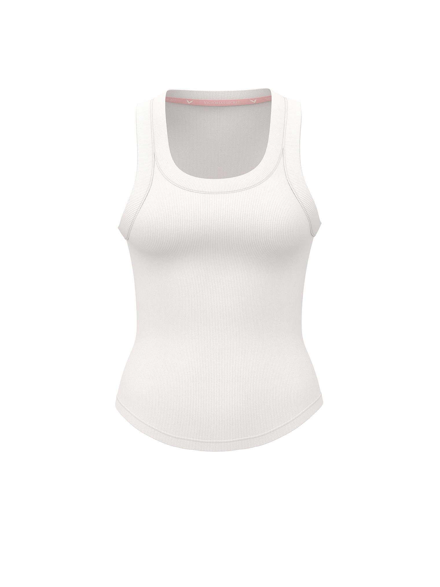 

Топ Victoria's Secret Angel Essentials VS Iconic Rib Racerback Tank, белый