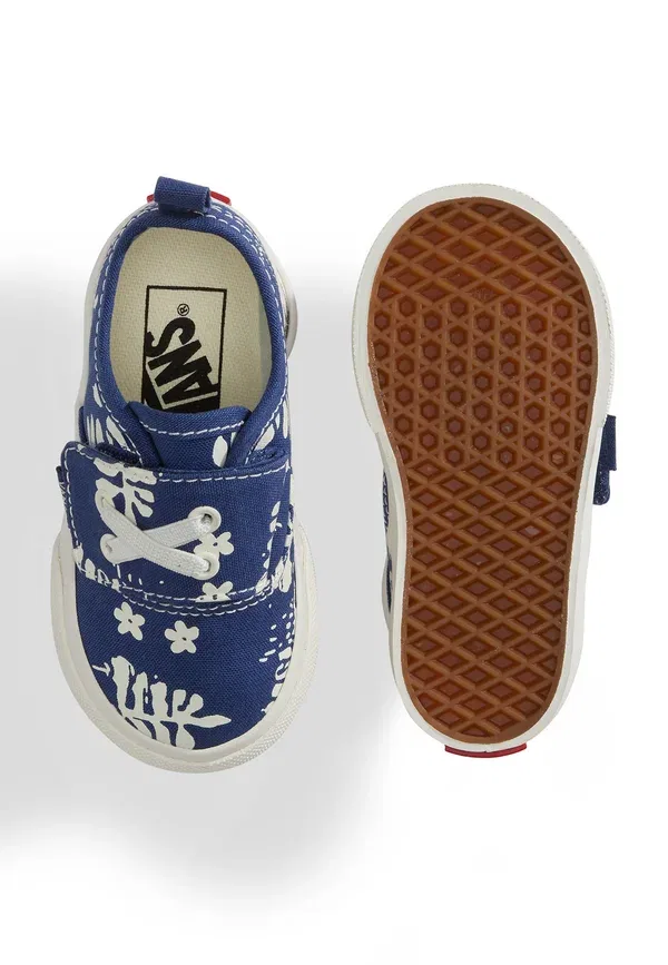 Кроссовки с принтом Authentic elastic unisex - baby shoes Vans, синий — фото 3
