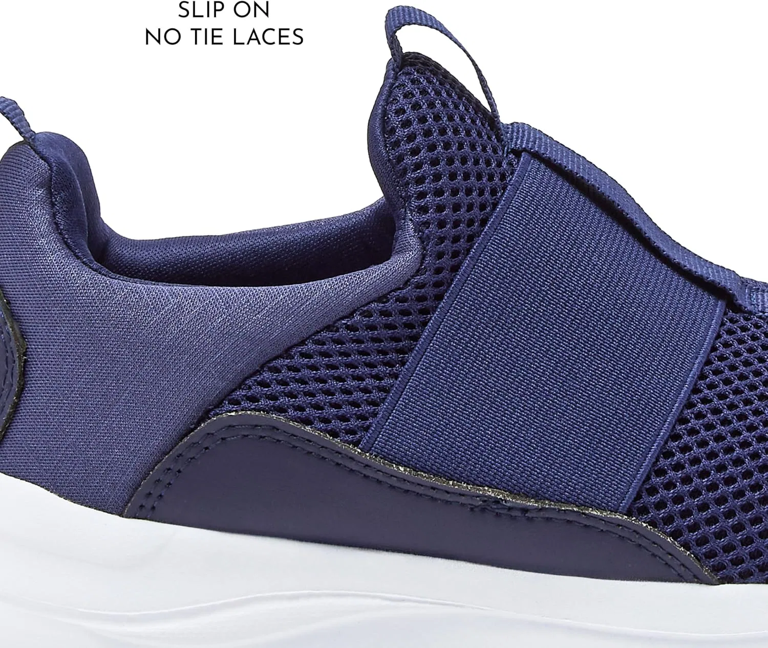 Детские кроссовки без шнурков с легким верхом Avia Avi-Play Slip On, Dark Blue — фото 3