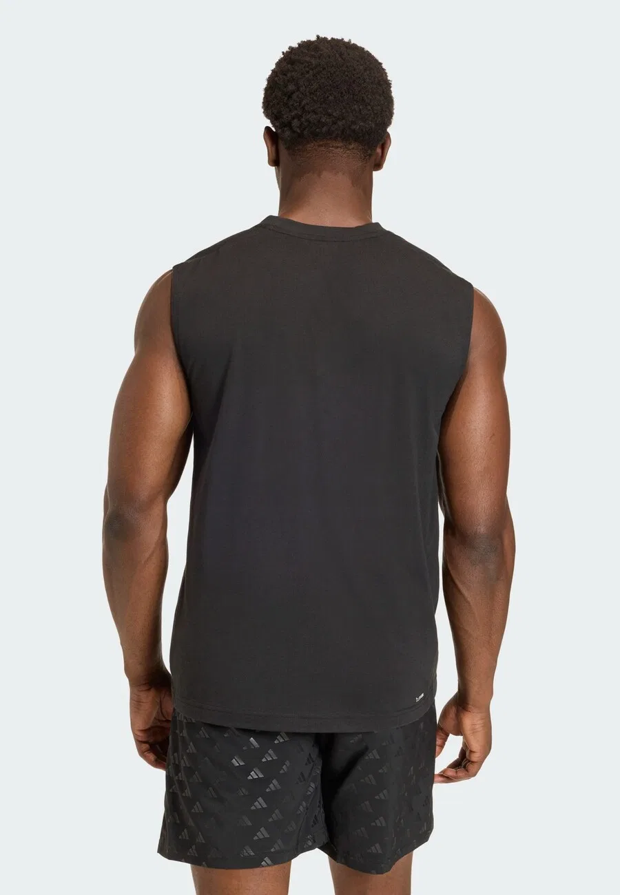 Спортивная футболка ADIDAS PERFORMANCE Performance Shirt 'Essentials Feelready' черного цвета — фото 3