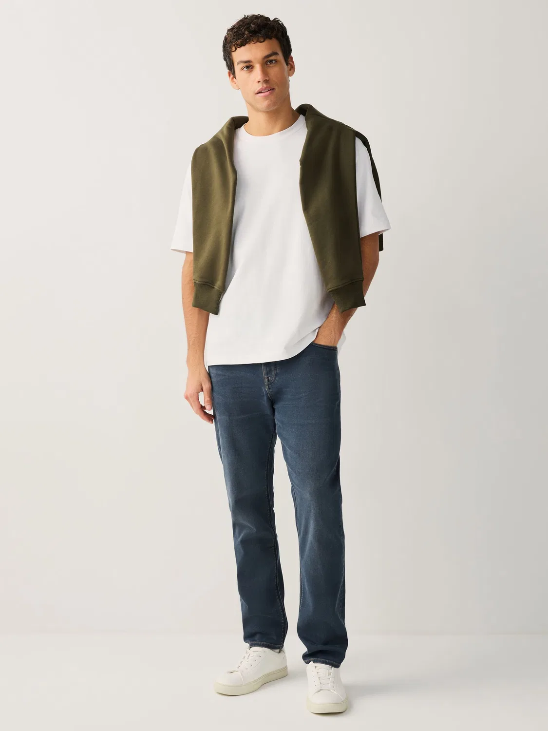 Джинсы slim fit Motionflex Next, dusky blue — фото 2