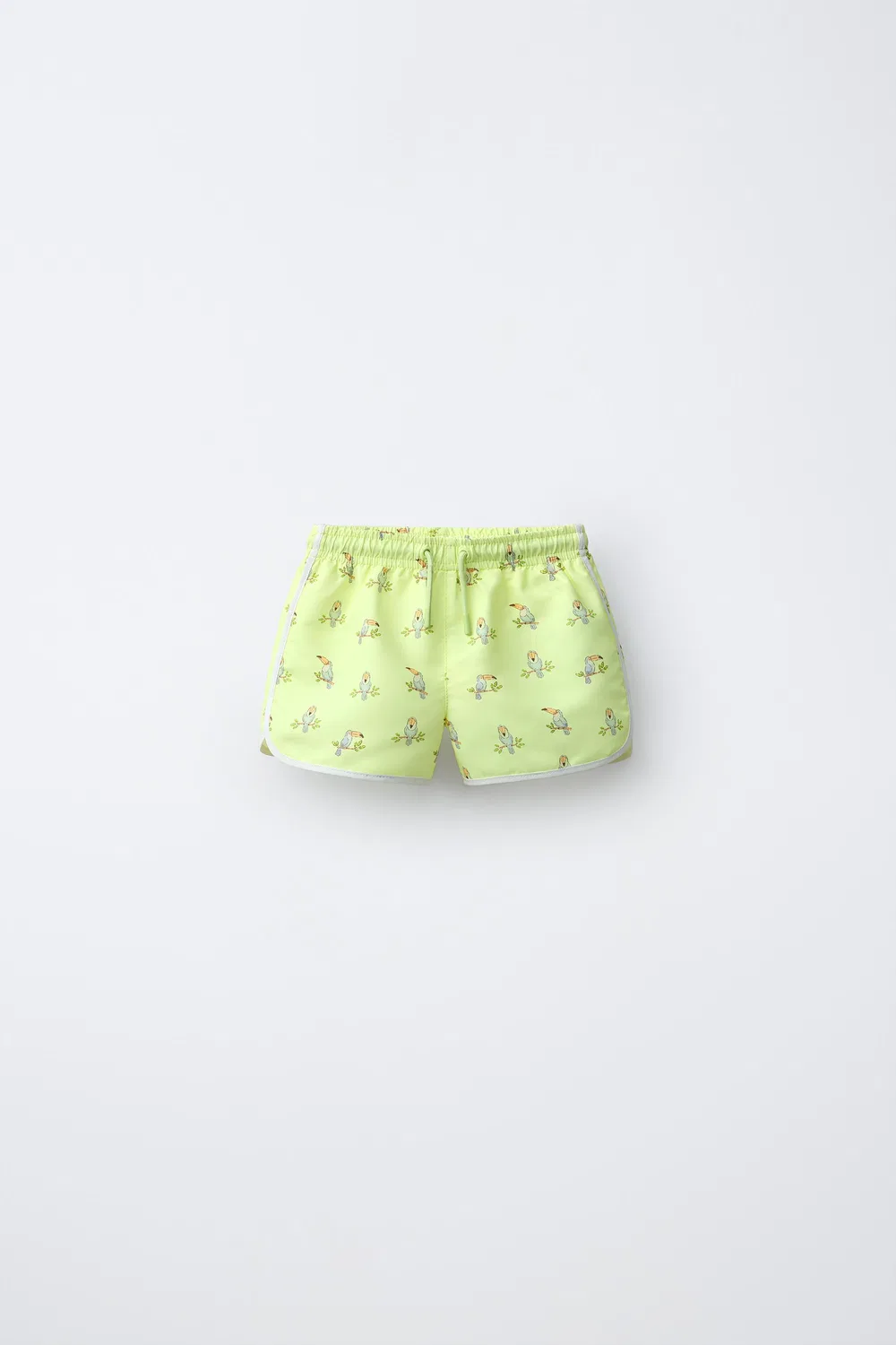 1-6 лет / Плавки с принтом тукана ZARA, Light Lime Green