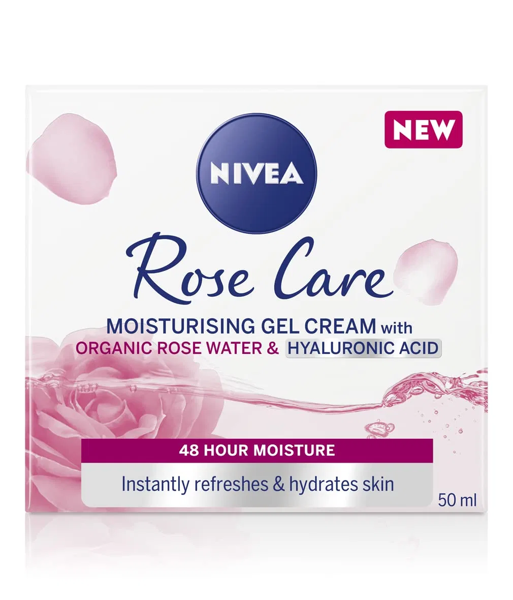 No brand Дневной крем для лица NIVEA Soft Rose 24h, 50 мл, Розовый — фото 2
