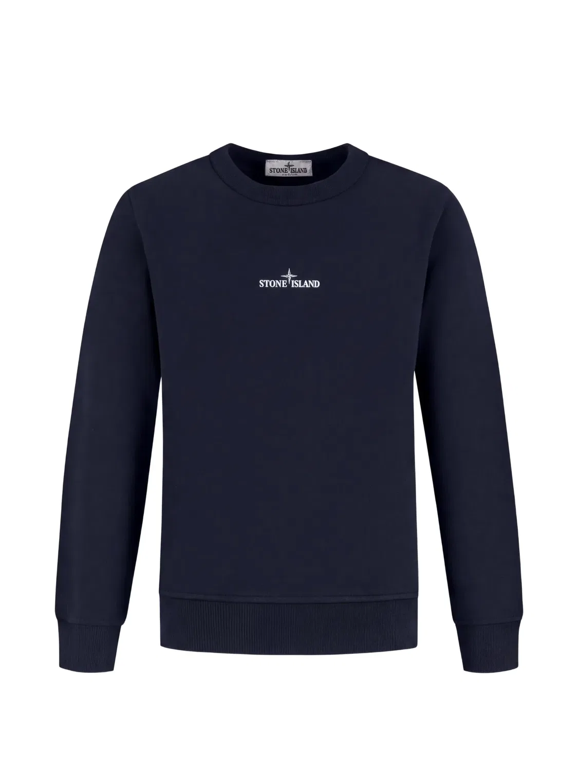 Stone Island Детский свитшот с логотипом, синий