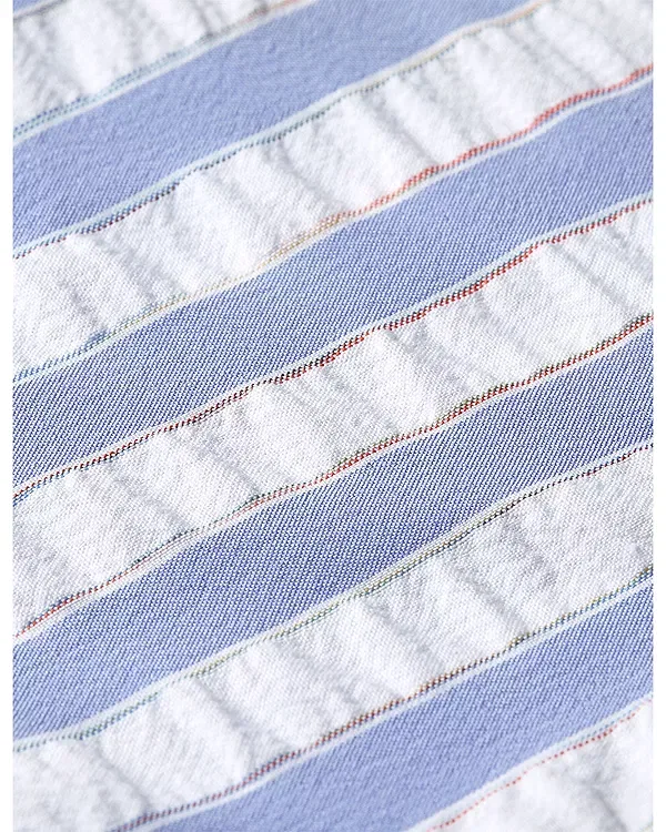 Детские плавки для мальчиков с принтом Striped Mid Length Swim Shorts Scotch & Soda, темно-синий — фото 3