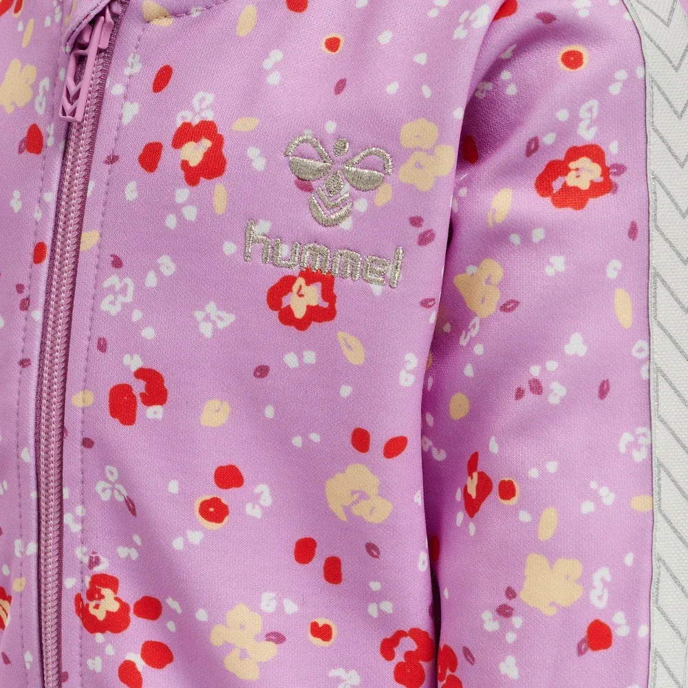 Тренировочная куртка детская на молнии Nica Zip Jacket Hummel, фиолетовый — фото 3