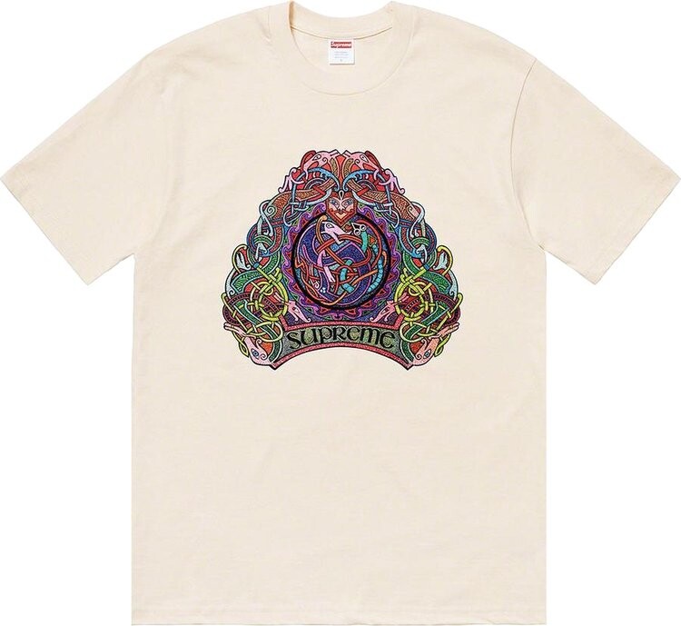 

Футболка Supreme Knot Tee 'Natural', загар, Белый, Футболка Supreme Knot Tee 'Natural', загар