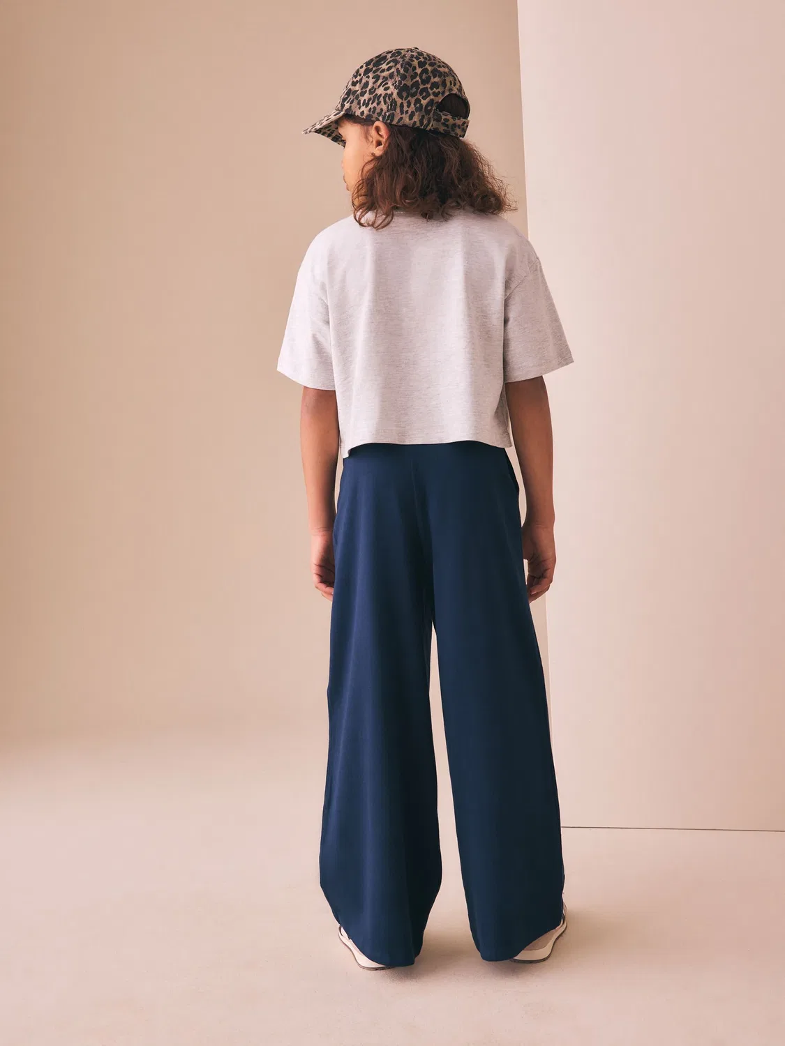 Брюки широкие джерси 1 Pack Next, Navy Blue — фото 4