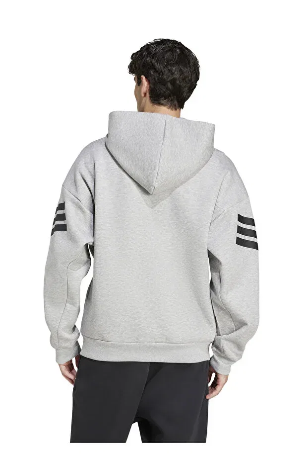 Мужская куртка с принтом Adidas, Gray — фото 3