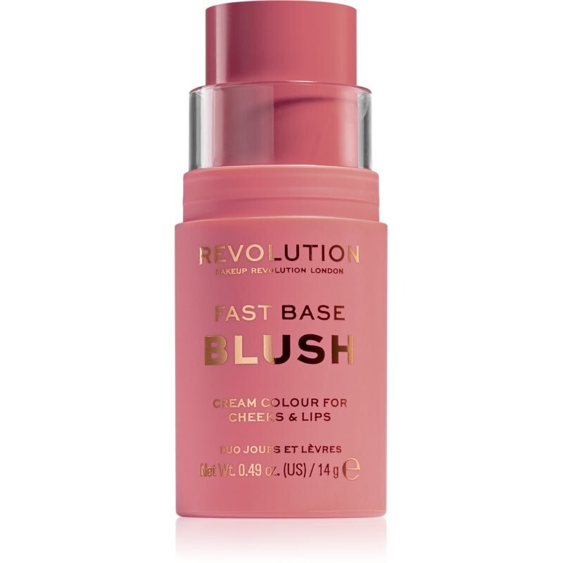 

Makeup Revolution, Тонирующий бальзам для губ и щек Fast Base оттенок Румяна 14 г