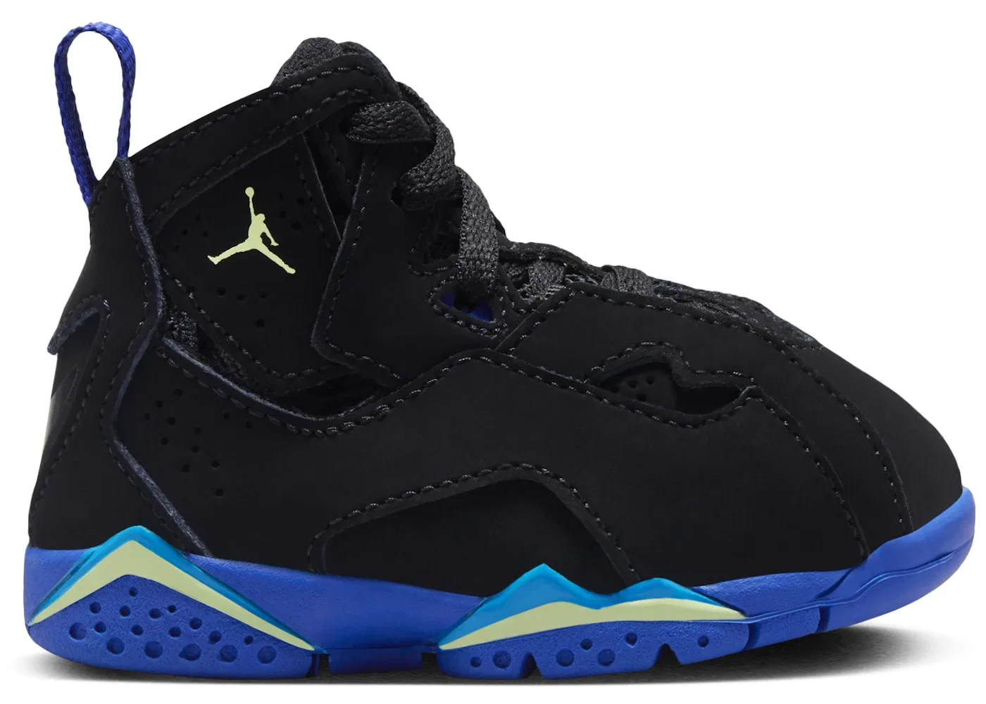 Детские кроссовки Lifestyle Jordan True Flight Jordan, Black/Hyper Royal/Photo Blue/Barely Volt