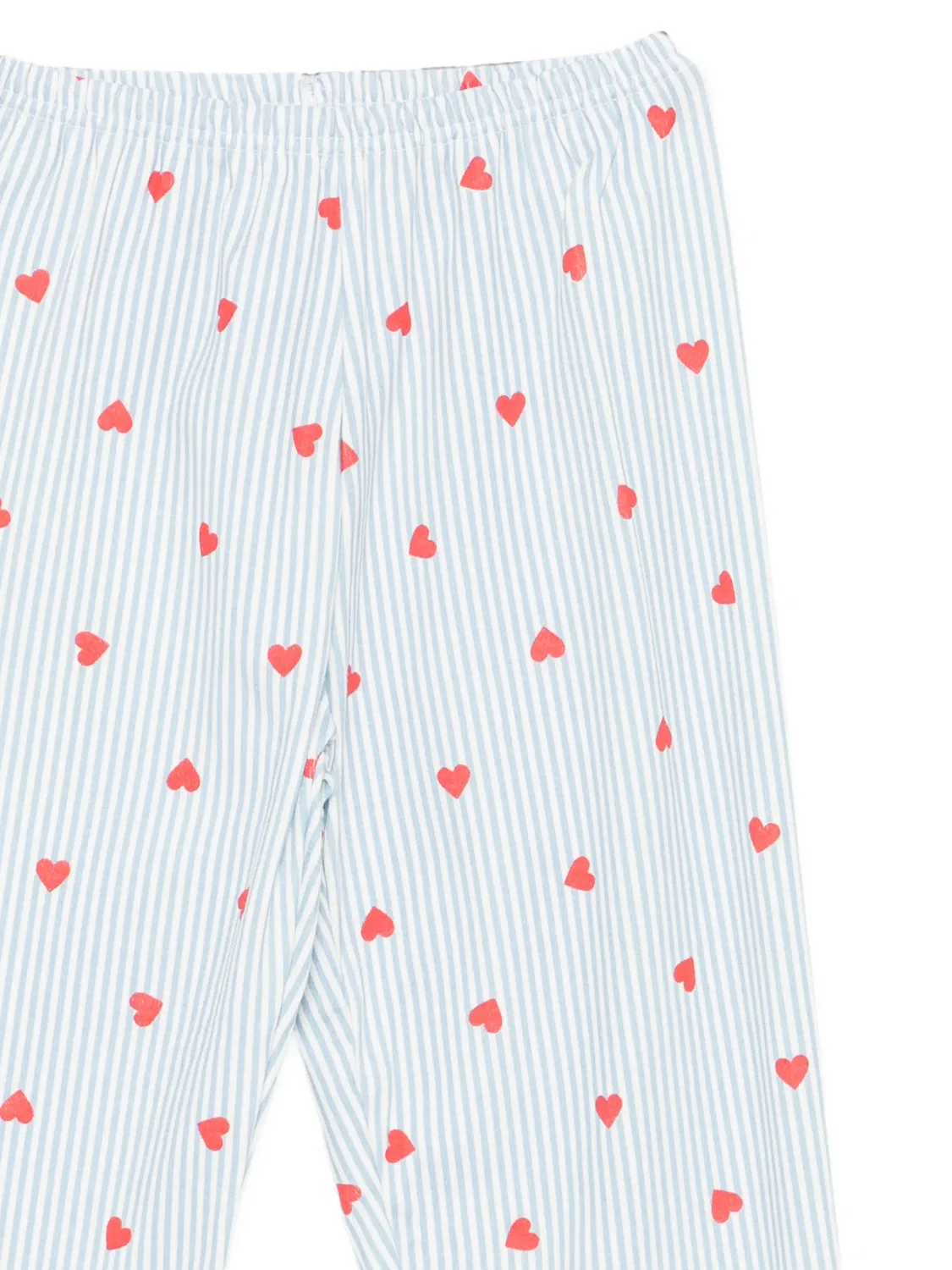 Пижама в полоску с принтом Petit Bateau, синий — фото 3