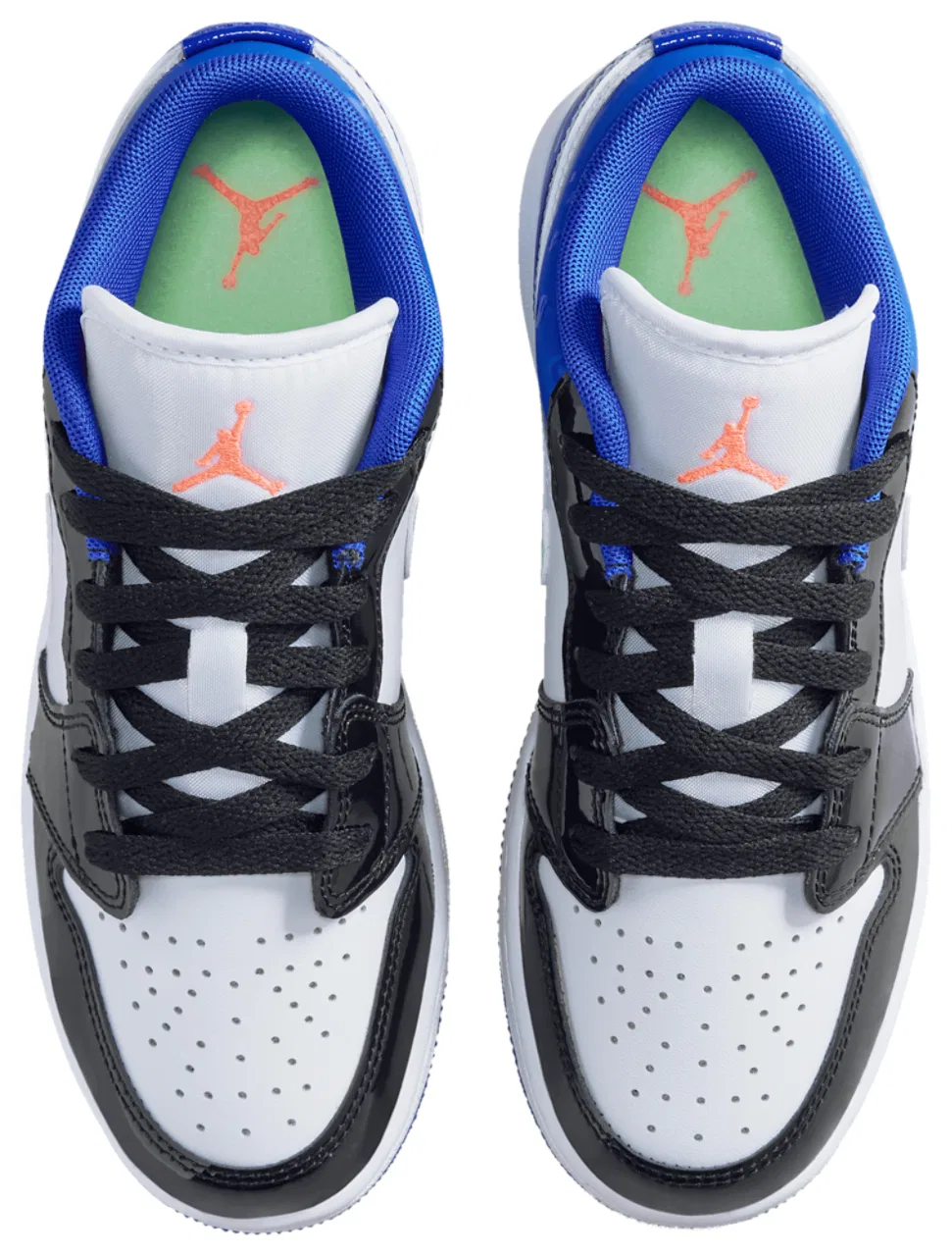 Кроссовки для мальчиков AJ 1 Low SE Jordan, цвет Blue/Orange/White — фото 4