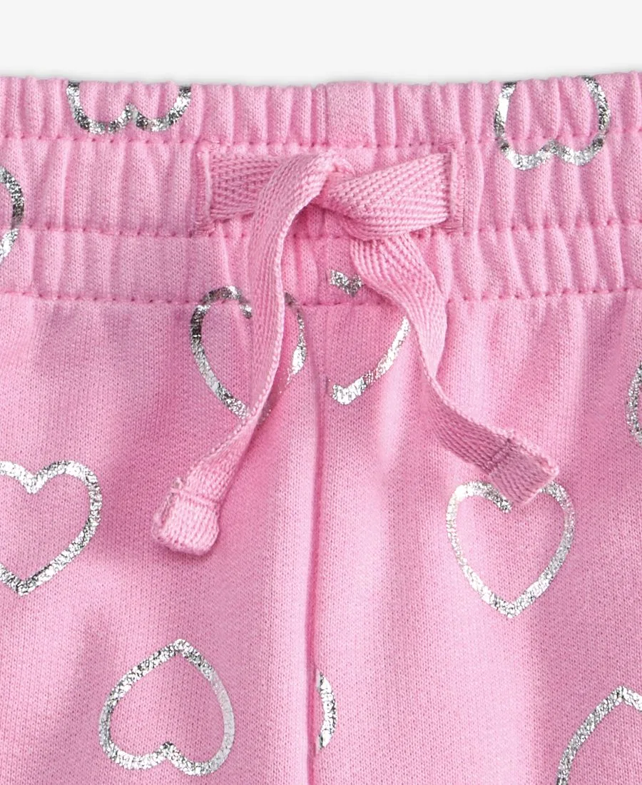Спортивные штаны с принтом Metallic-Heart Epic Threads, Bonbon — фото 3