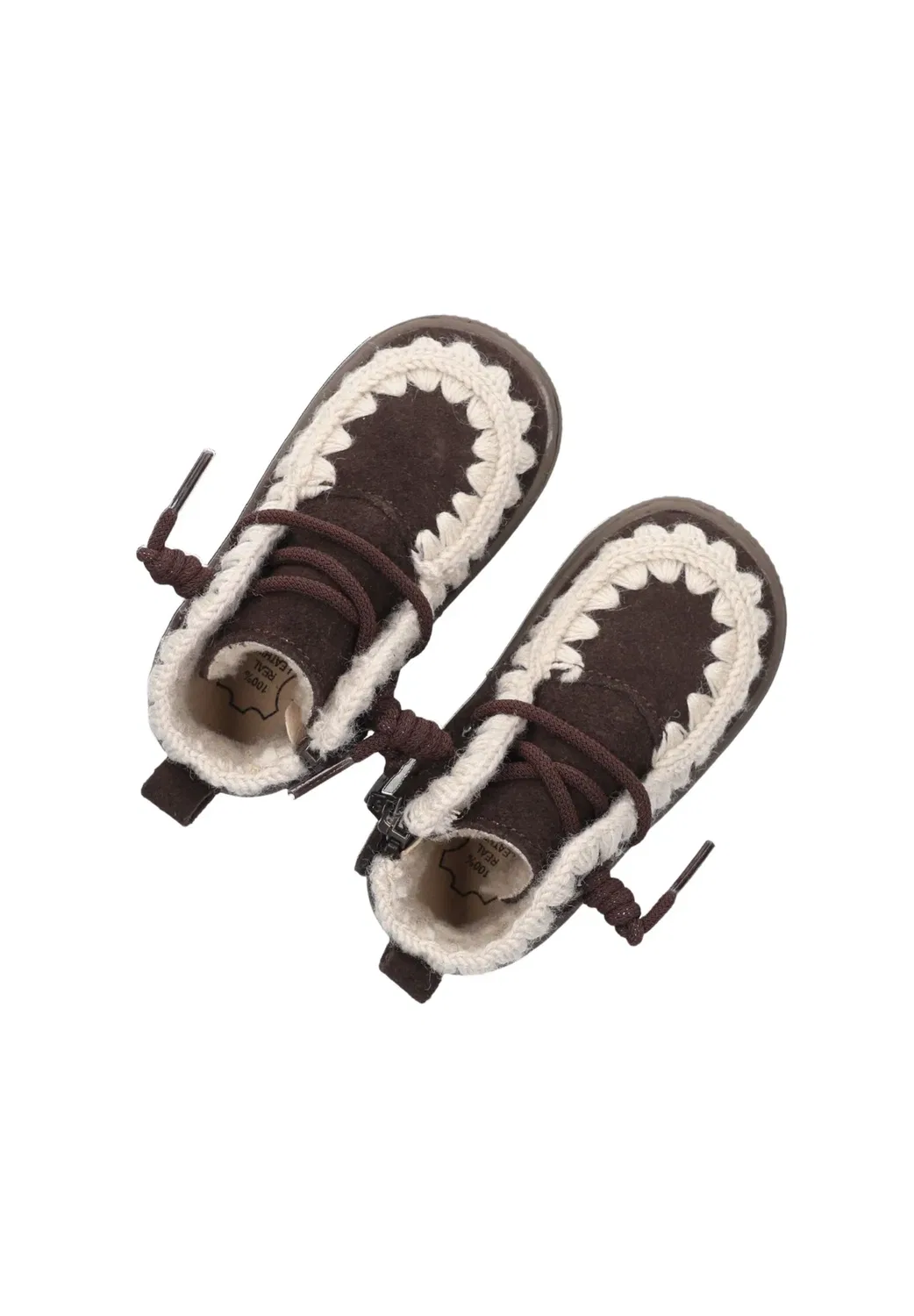 Кроссовки Meisjes hoge bn26w030. - детская обувь Shoesme, Dark Brown — фото 3
