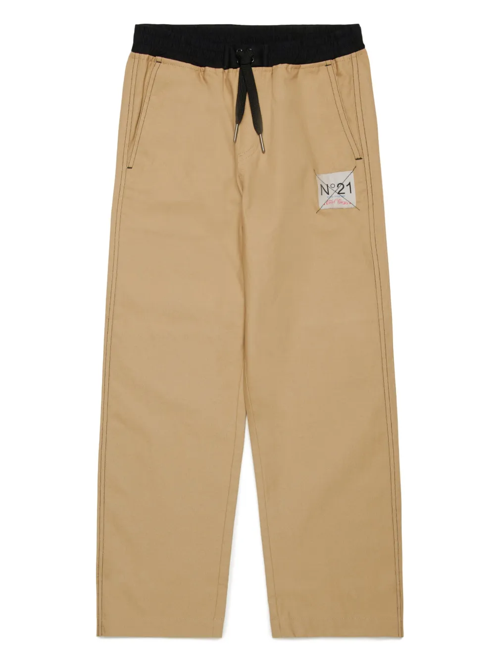 

Спортивные брюки с нашивкой-логотипом Nº21 Kids, нейтральный