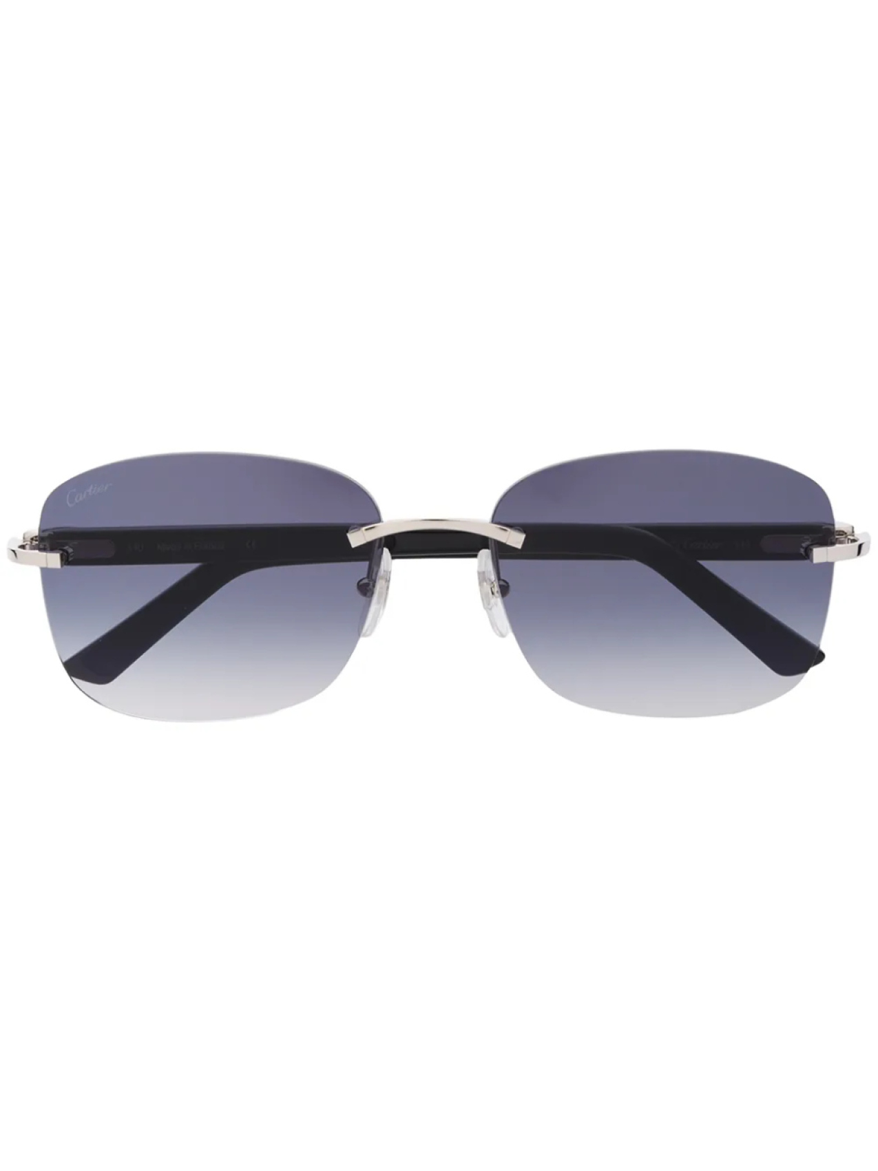 

Cartier Eyewear солнцезащитные очки C Décor, синий