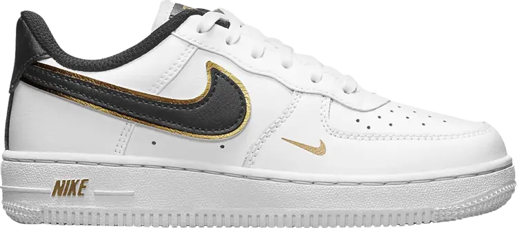 

Кроссовки Nike Force 1 LV8 PS 'Metallic Swoosh Pack - White', белый
