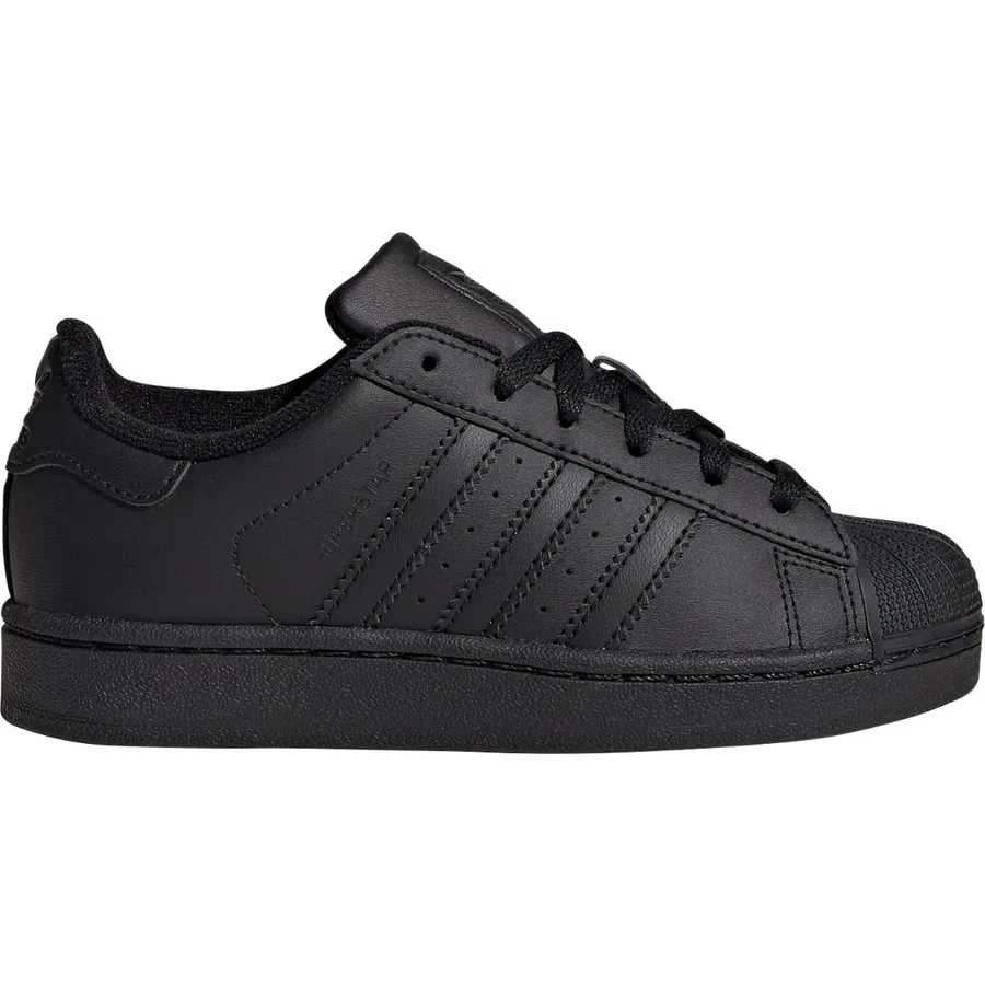 Кроссовки с кожаным верхом Originals Superstar II adidas, Черный