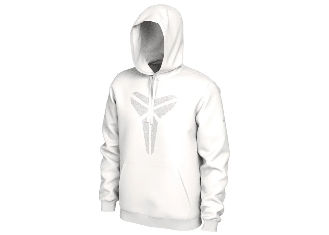 Мужская худи с принтом Kobe Mamba Halo Nike, White