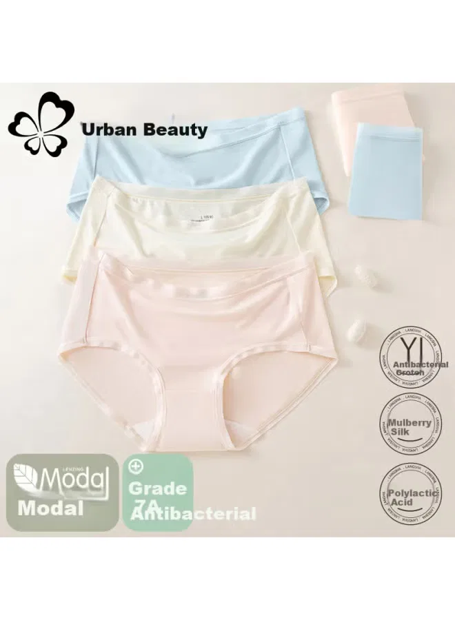 Шорты-слипы тонкие дышащие бесшовные из модала с шелком Urban Beauty