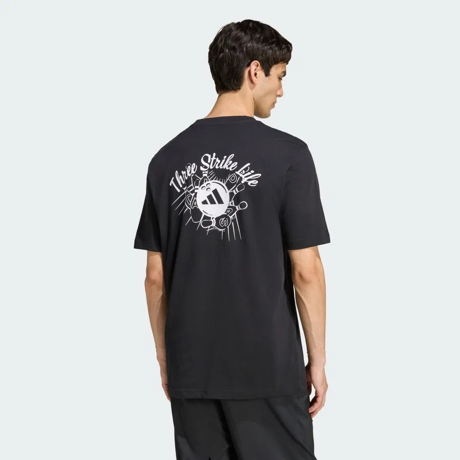 Футболка с принтом Novelty Bowl Graphic adidas, Черный — фото 2
